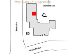 Ferienwohnung 07 am Dümmer See - Grundriss Lage