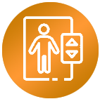 Fahrstuhl in der Wohnungsanlage